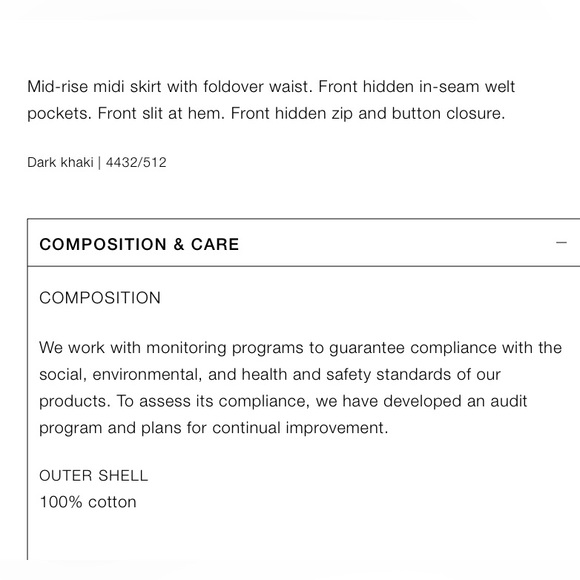 Zara foldover waist midi skirt - Picture 8 of 8